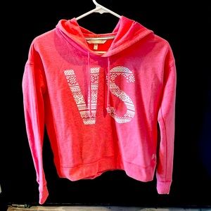 Women’s Victoria Secrets Pink Sweatshirt Hooded Size- Small
